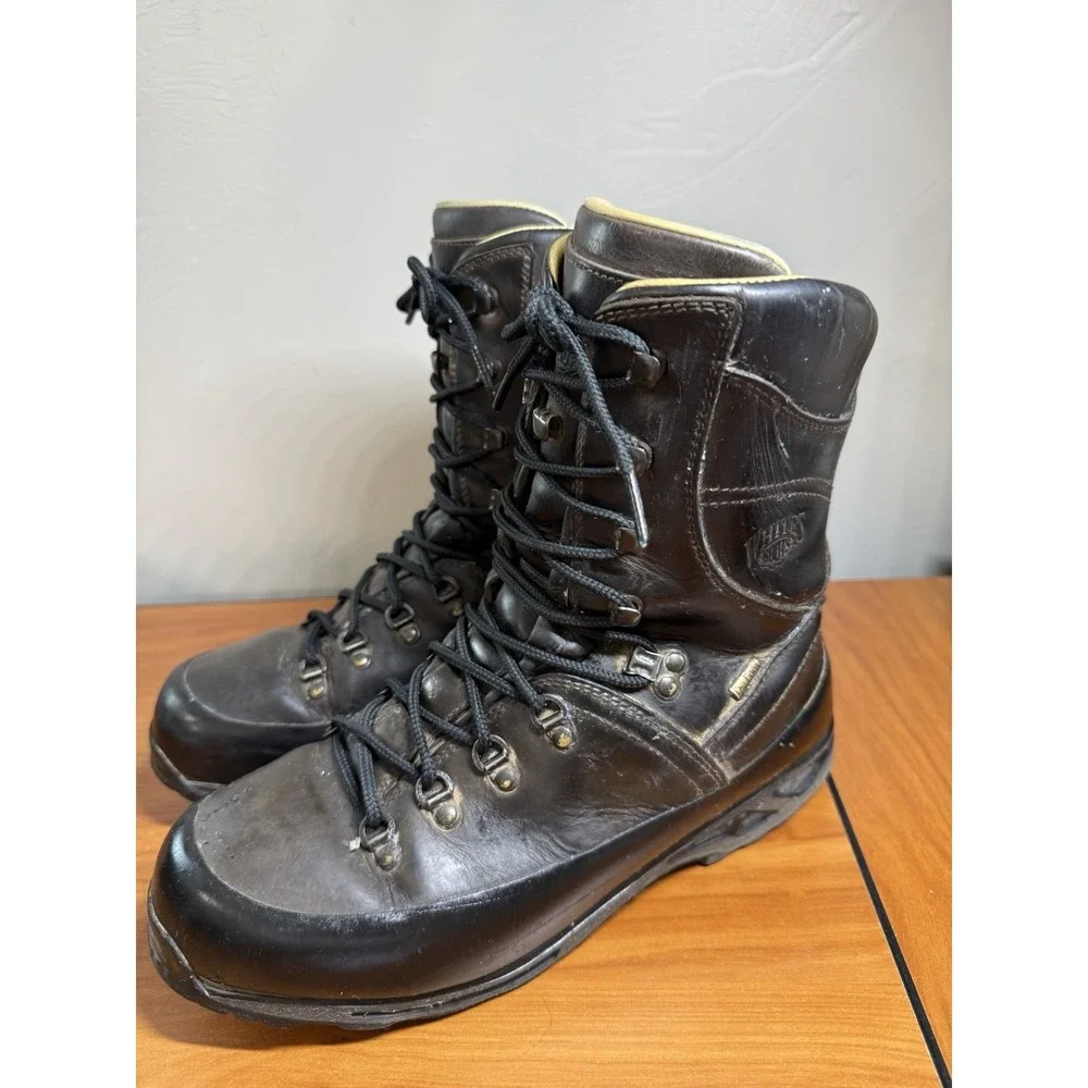 Men's White's LOCHSA Size 10.5D High Hunting Work Boot Leather Workwear Brown